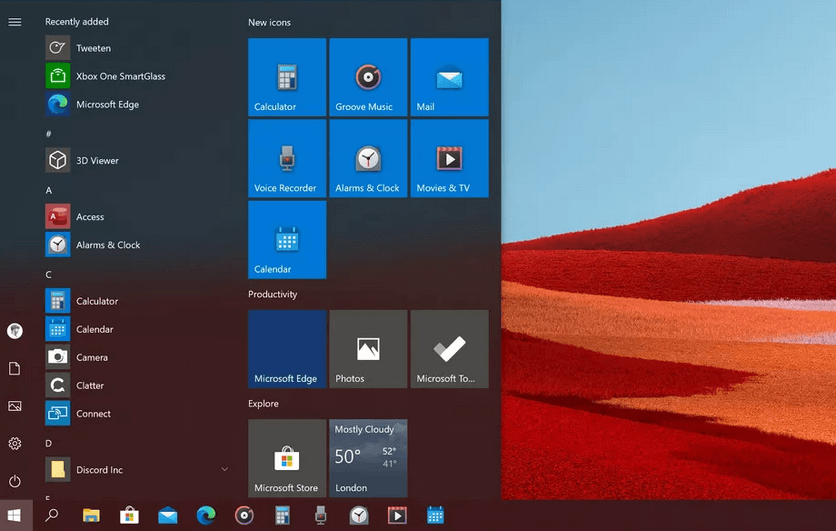 Microsoft изменила иконки в интерфейсе Windows 10